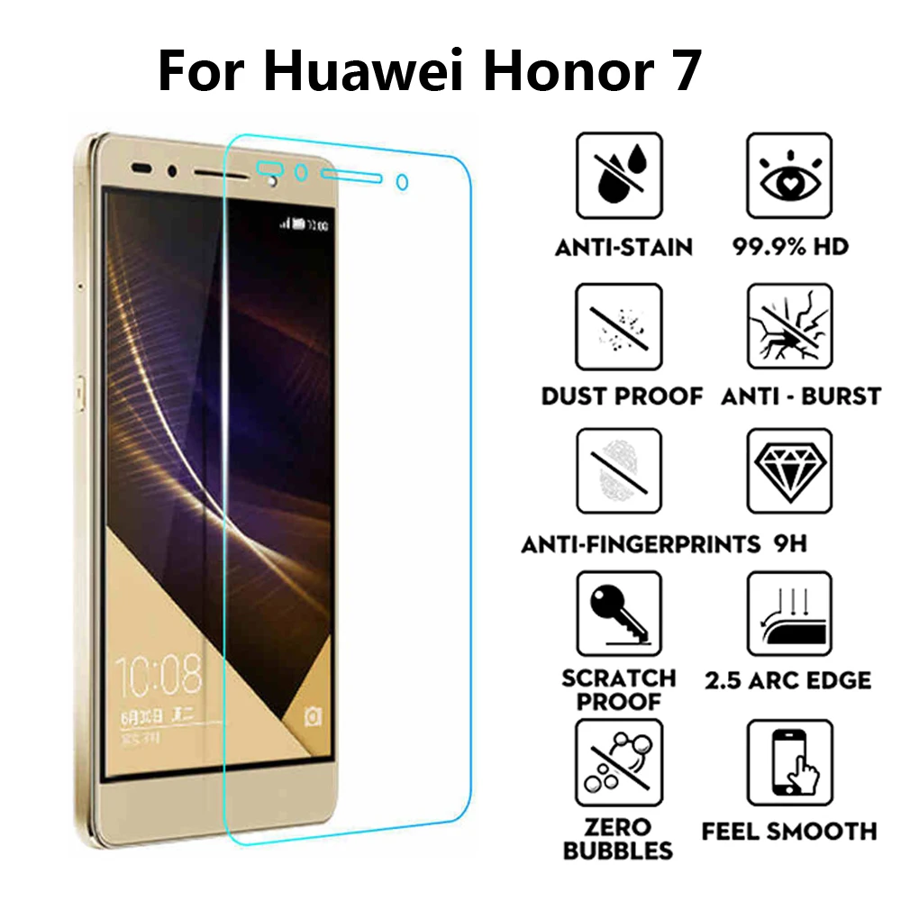 2 шт Защита экрана для Huawei Honor 7 закаленное стекло Honor7 PLK L01 Защитная пленка