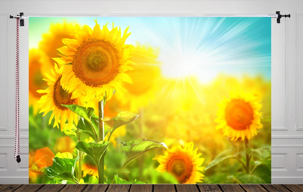 

HUAYI sunflower backdrop for studio photography childrens portrait prop xt5250