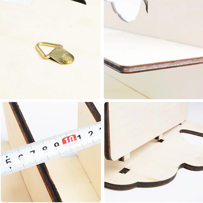 

Creative Bedroom Wall Frame DIY Log Flamingo Storage Rack Debris Placed Cute Home Decoration Children's Room Wall Decoration 1