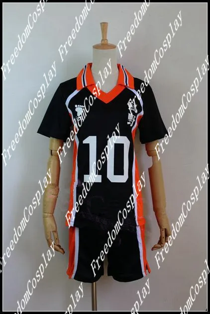 Haikyu! Haikyuu! Karasuno Высокие Школьные майки Shoyo Hinata Shouyou косплей костюм 10 no. M/L/XL/XXL в
