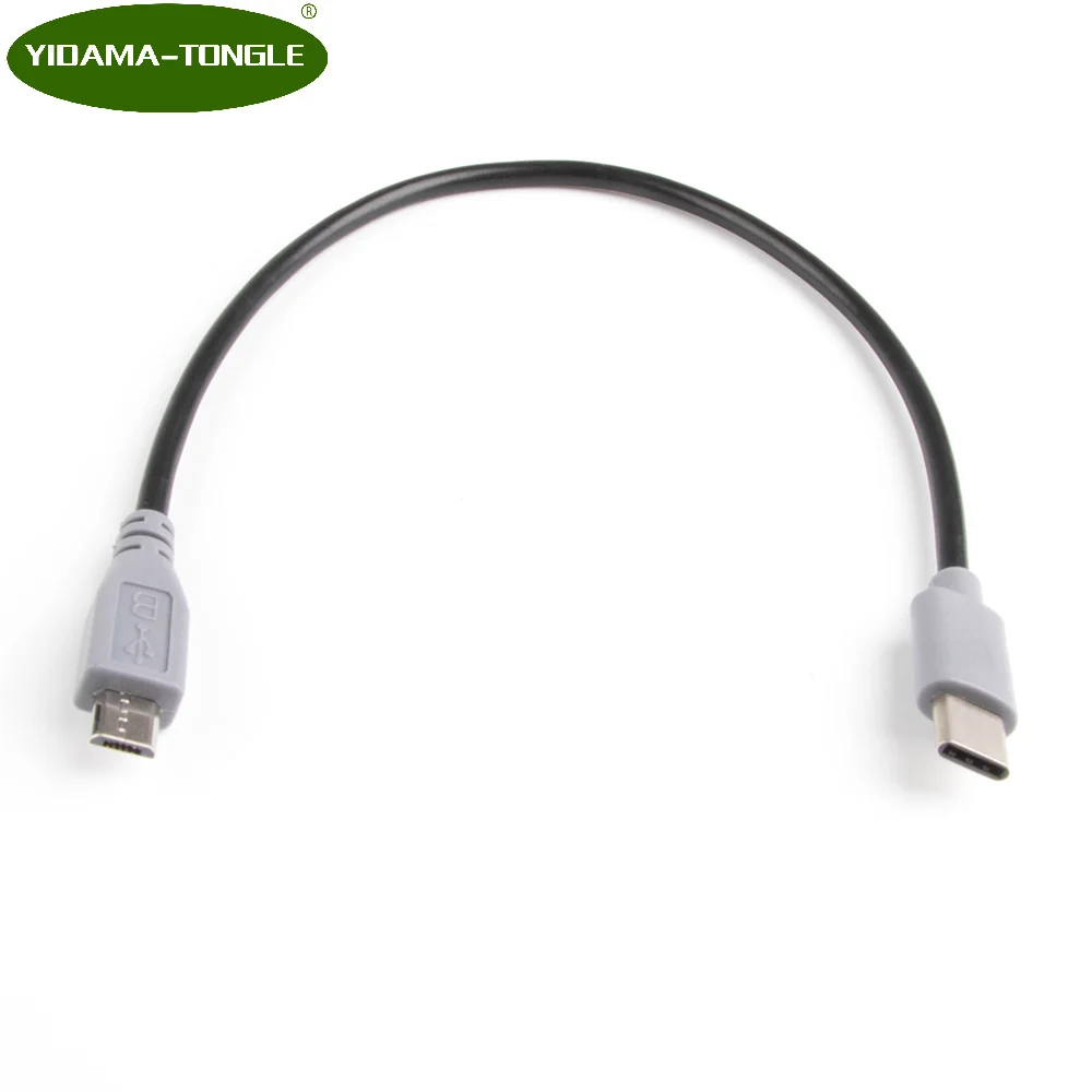 

USB 3,1 хост OTG Type C папа к Micro USB Type B Мужской адаптер кабель для мобильного жесткого концентратора камеры для Macbook и Google Chromebook