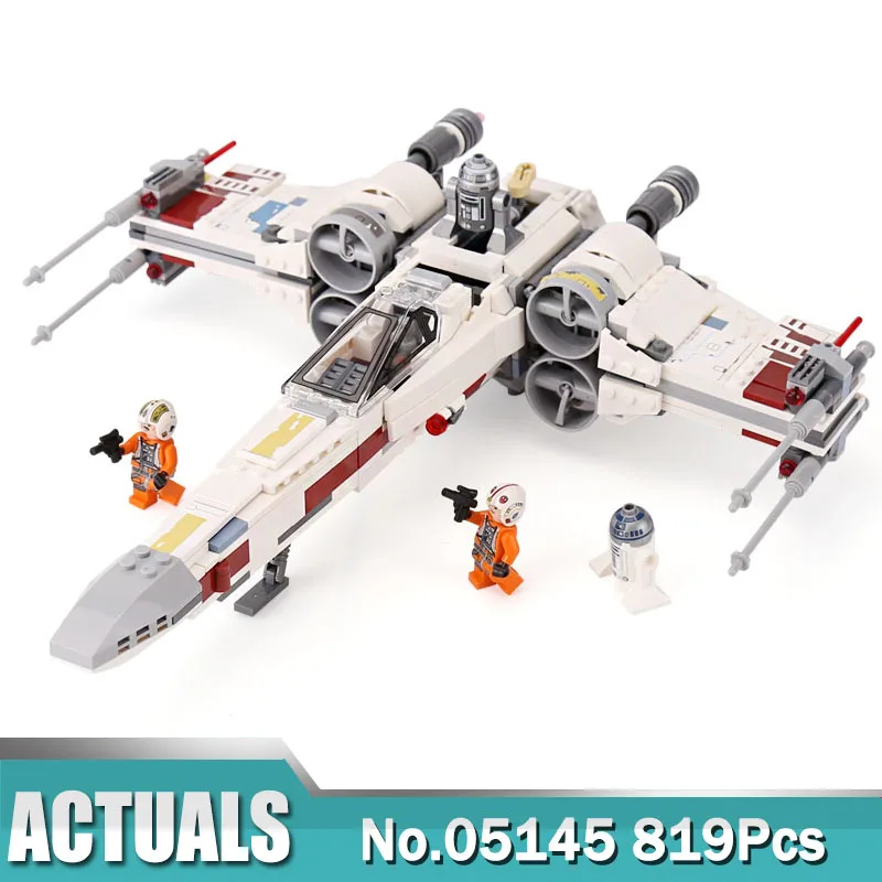Звездные войны X Wing Starfighter 05145 совместимы с 75218 DIY строительные блоки игрушки для