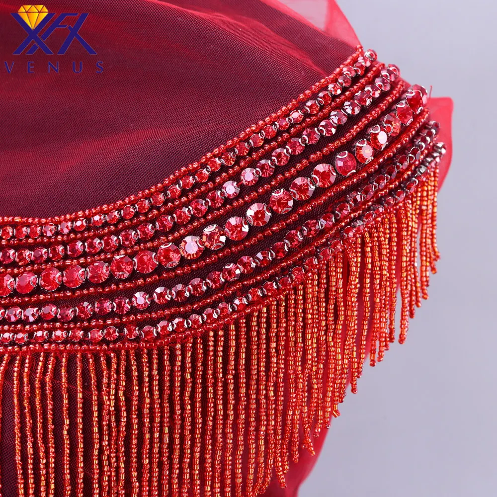 XFX Венера 1 шт. Стразы лиф хрустальные бусины дизайнерские нашивки Свадебная аппликация платье для свадебный костюм