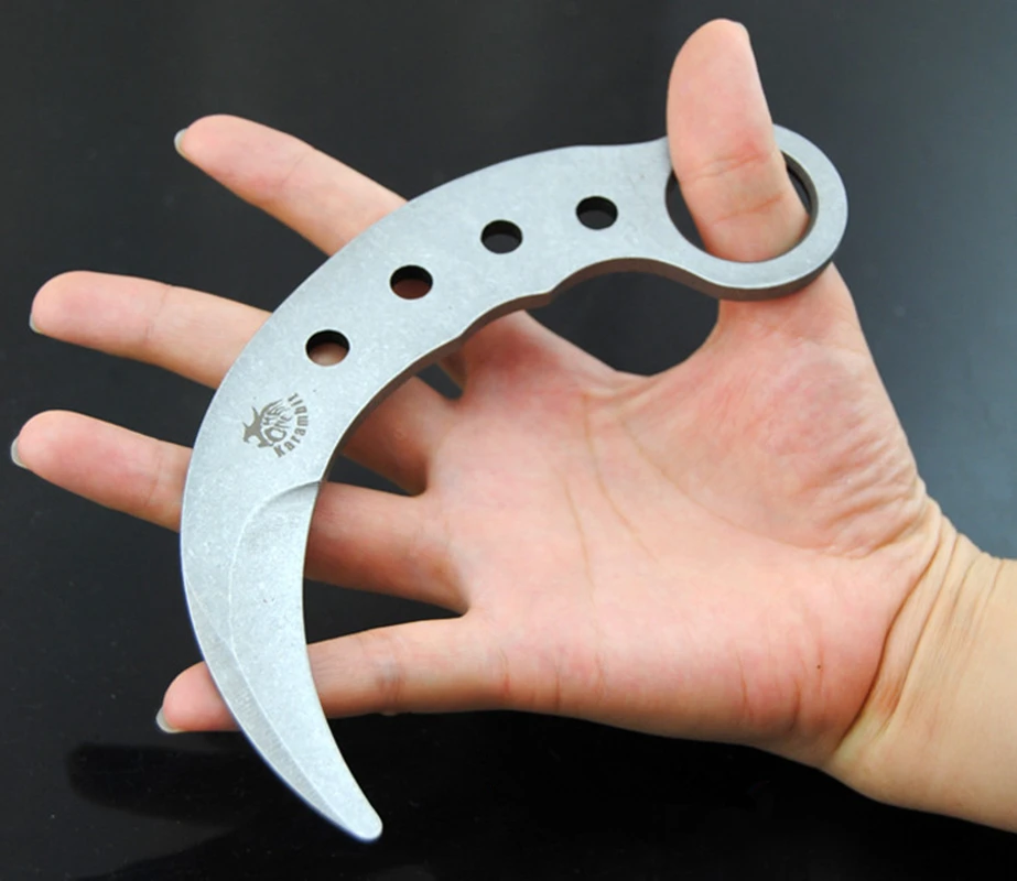 Karambit тренировочный нож для активного отдыха карманный выживания тактический