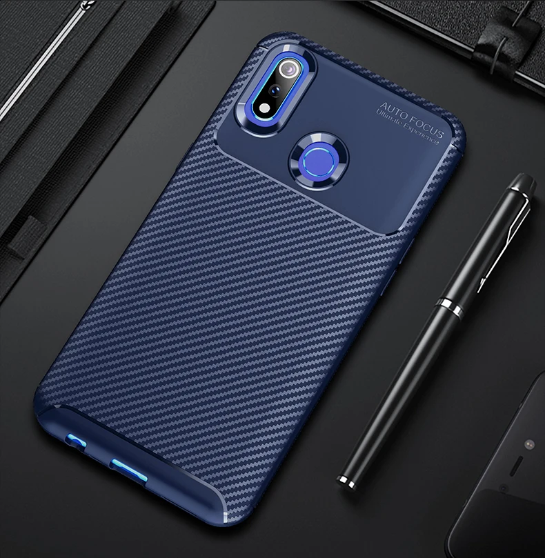 Роскошные Матовый карбоновый чехол для OPPO F11 Pro Рено A7 R19 K1 настоящий я 3 мягкий
