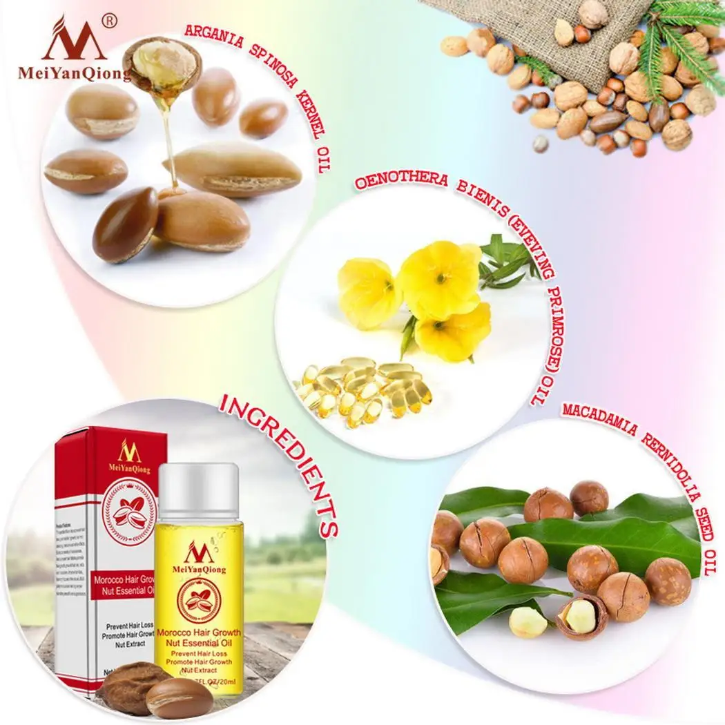 Натуральная эссенция для роста волос жидкая сыворотка эфирные масла увлажняющие