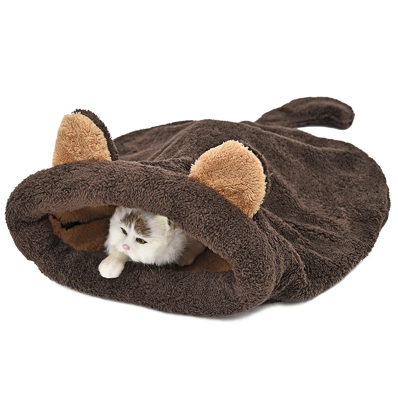 Весення новинка года продукты Cat кровать мягкий теплый Кошкин дом Pet коврики щенок Подушки кролик кровать забавные Товары для домашних животных 4 цвета