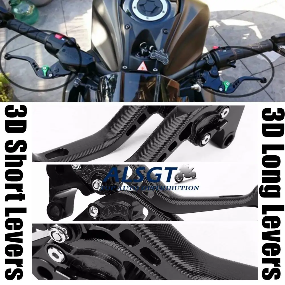 

For Suzuki TL1000R SV1000/S HAYABUSA/GSXR1300 Adjust CNC Motorcycle 3D Long/ Short Levers Moto Clutch Brake Levers 2 Style