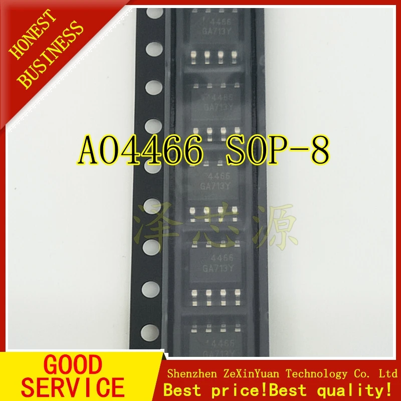 Бесплатная доставка 10 шт. AO4466 4466 MOSFET SOP 8 новый оригинальный|Аксессуары для