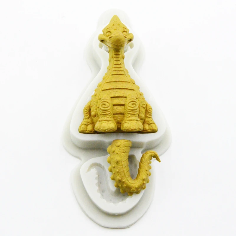 Meibum Jurassic динозавр силиконовая форма для помадки торта на день рождения DIY резинки