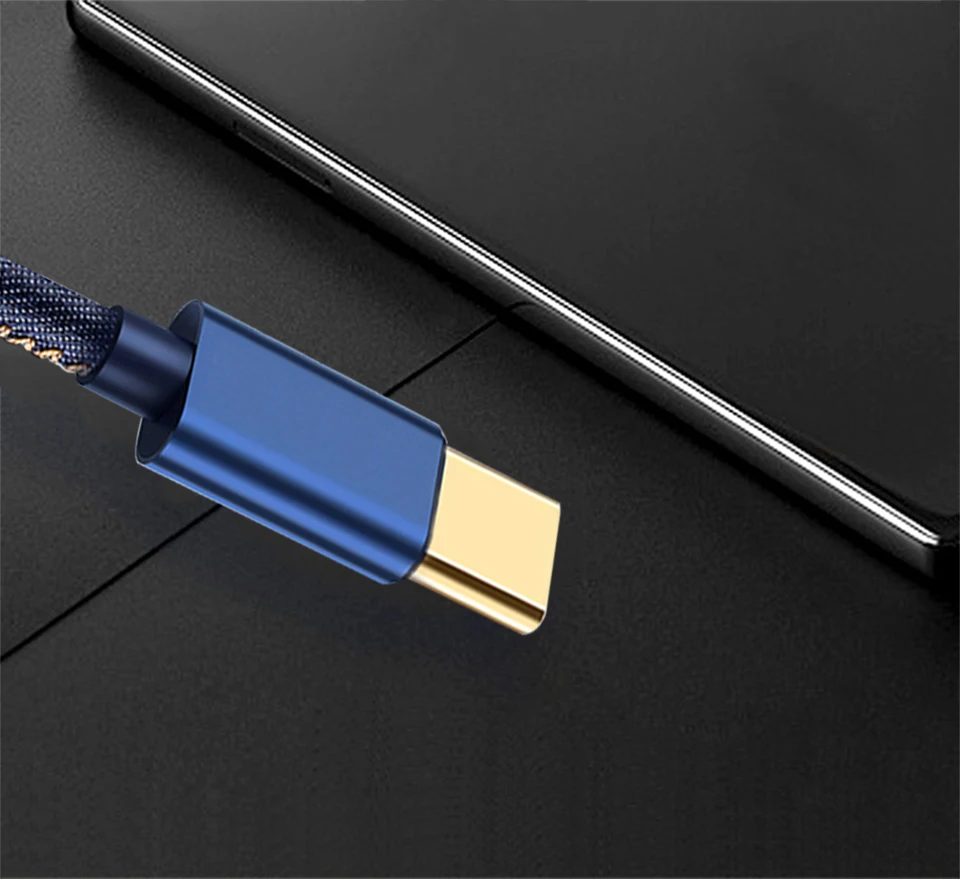 Ковбойский Плетеный позолоченный штекер кабель для быстрой зарядки Micro usb type C кабели для Samsung sony Xiaomi huawei usb зарядное устройство