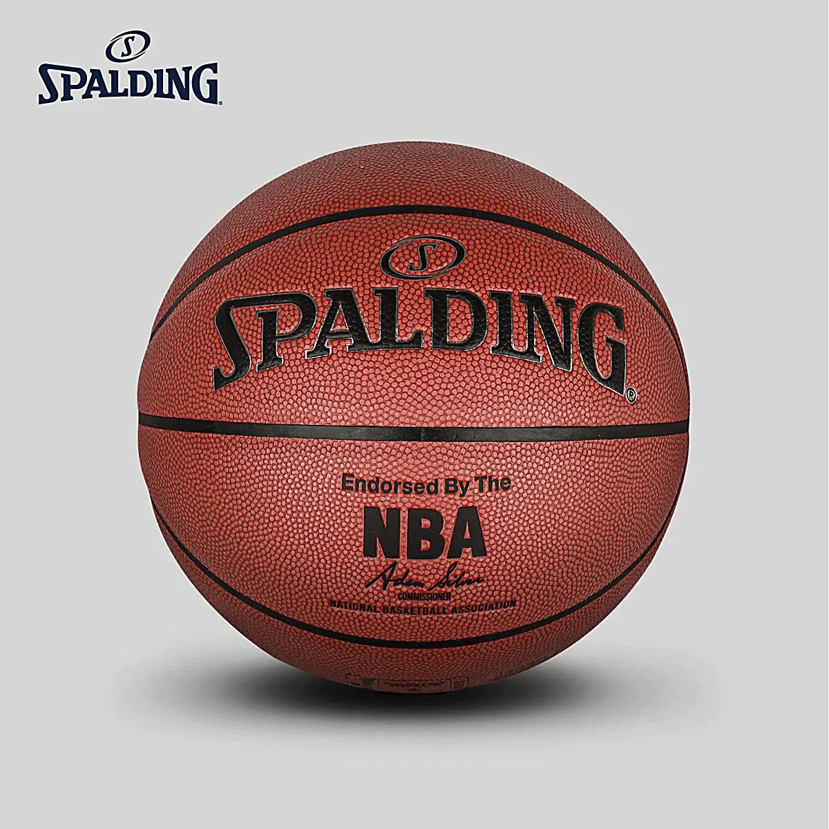Оригинальный SPALDING PLATINUM LEGEND серия ZK Кожа PU материал Крытый Баскетбол обучение