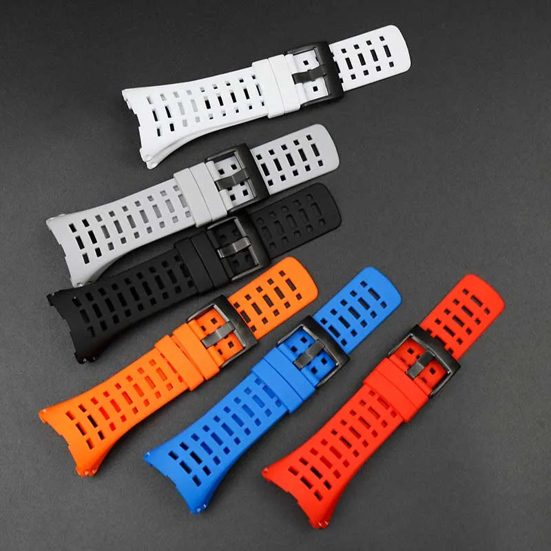 Men's Silicone Strap for SUUNTO AMBIT 2S2R3S3R3PEAK Women's Sports Waterproof Rubber Strap Buckle