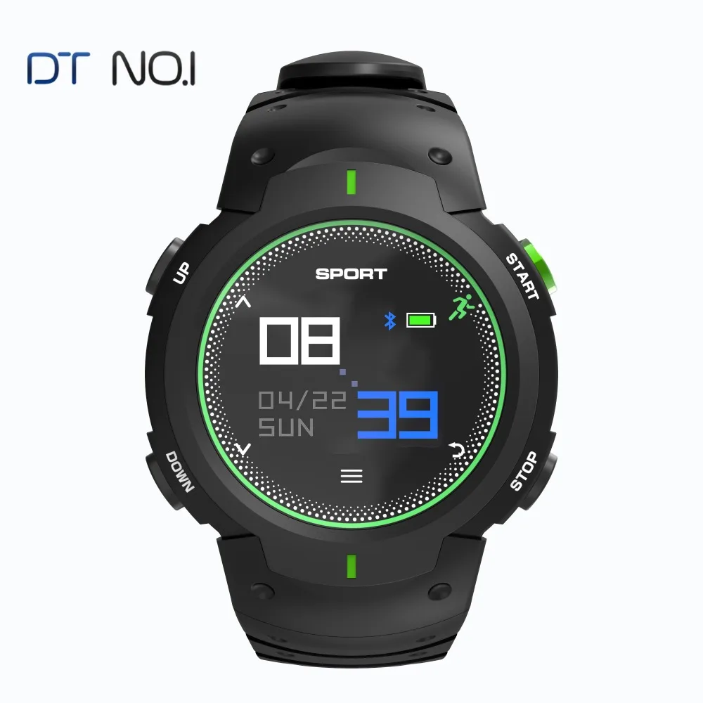 DTNO.1 F13 Смарт-часы ip68 водонепроницаемые спортивные часы для бега многоцветные ЖК