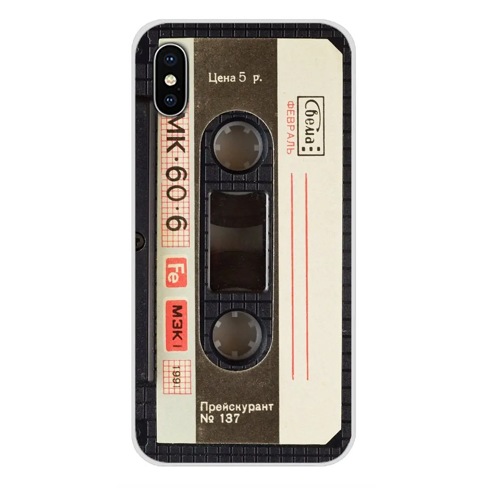 Чехол для мобильного телефона магнитная лента Кассетная аудиолента Samsung Galaxy S4 S5