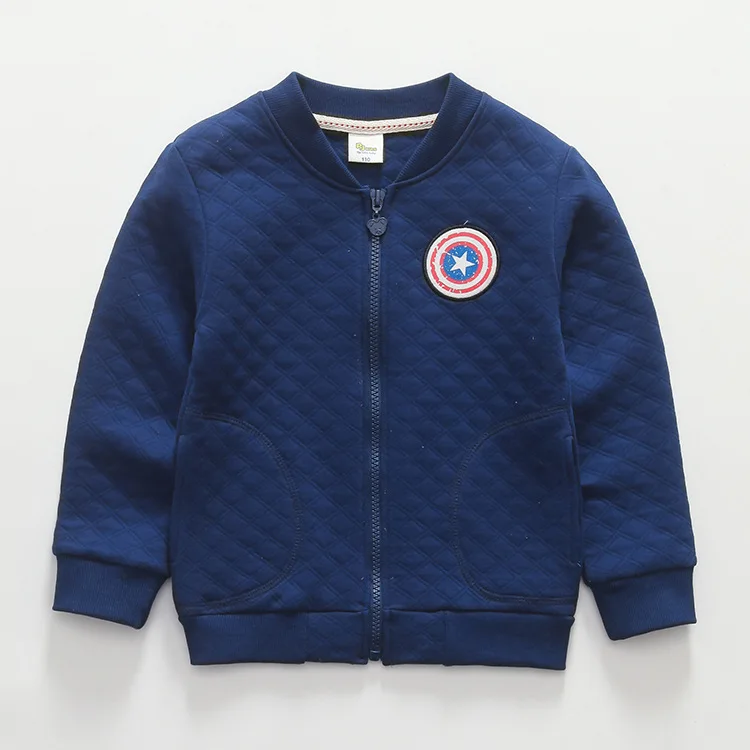 Дети мальчики куртки весна 100% хлопок дети пальто полный длинные рукава и