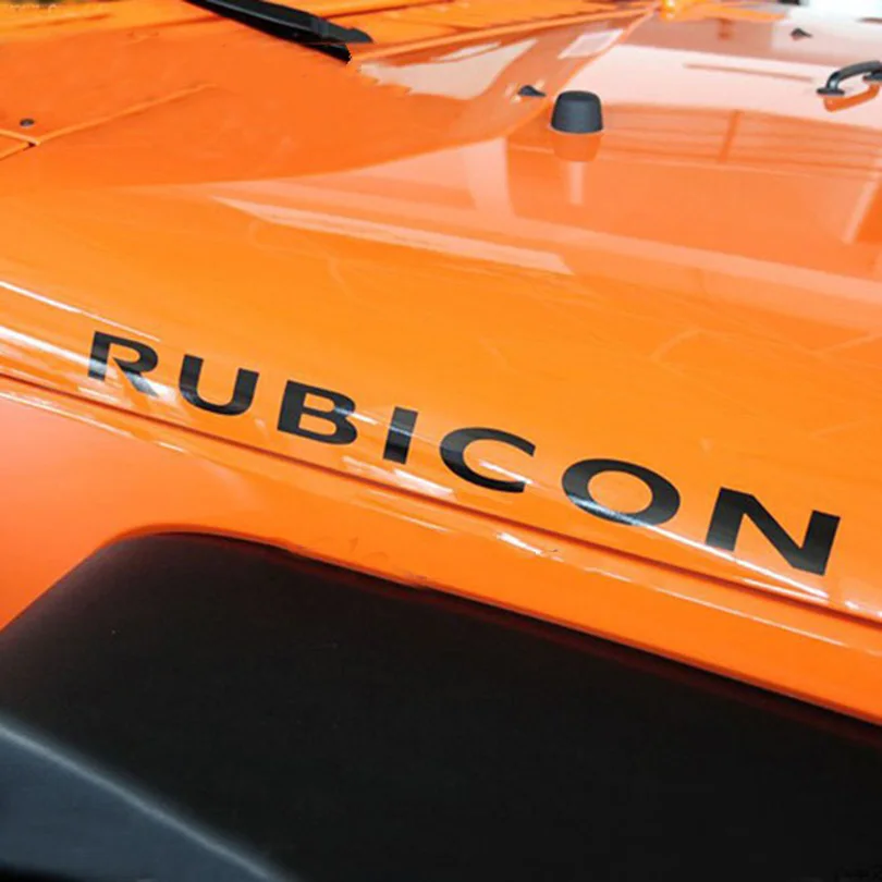 2 шт. JDM наклейка спортивные двигателя капот крыло сбоку и quotRubicon персонажей из