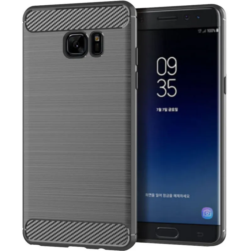 Матовый чехол из углеродного волокна для Samsung Galaxy Note Fan Edition M30 Силиконовый