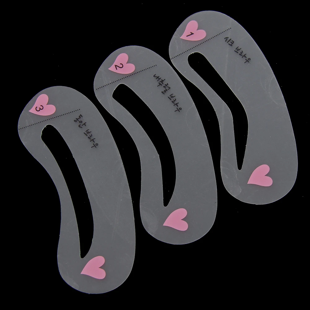 3 вида стилей/набор многоразовые трафареты для ухода набор формирования Сделай