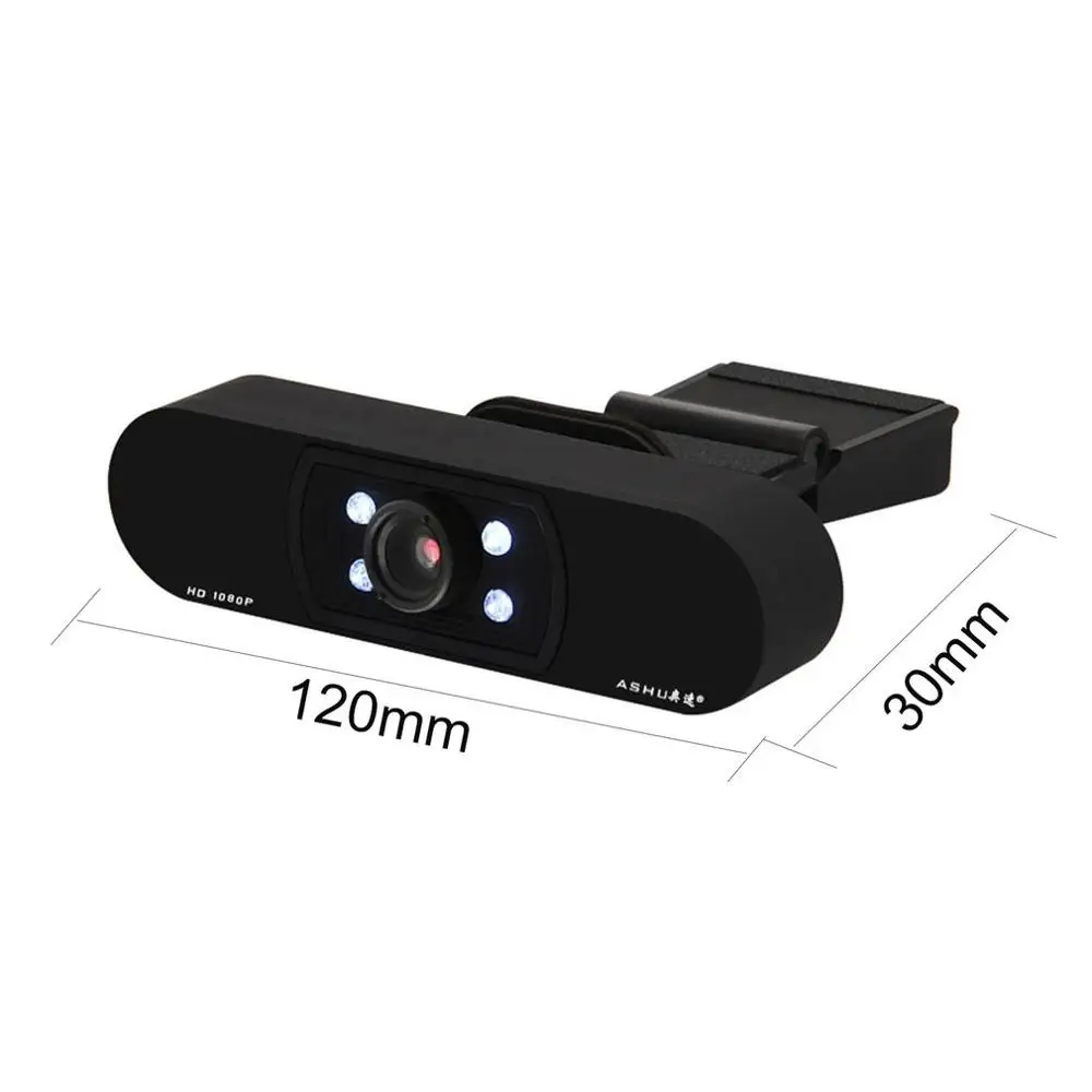 Профессиональная веб камера 1080P USB2.0 с широкой совместимостью для ноутбука