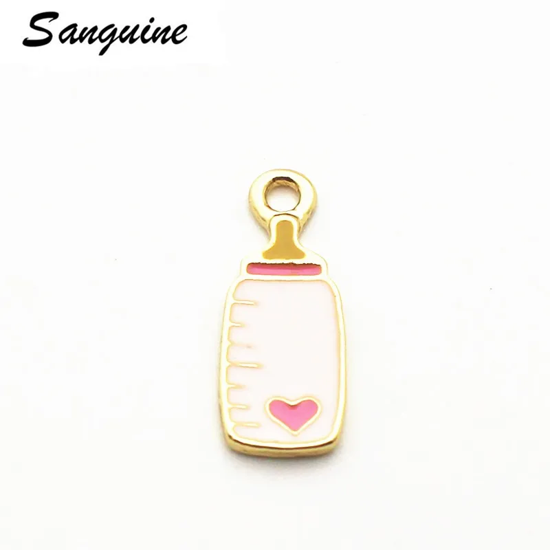 20 шт./лот подвесная Подвеска для младенцев Золотая подвеска с застежкой