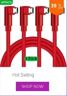 APPACS Кабель Micro-USB 5V 2.1A сплава ТПЭ 90 градусов USB кабель для samsung/Xiaomi/Meizu/huawei/htc Android 2.1A, 1 м, 2 м, быстрая зарядка