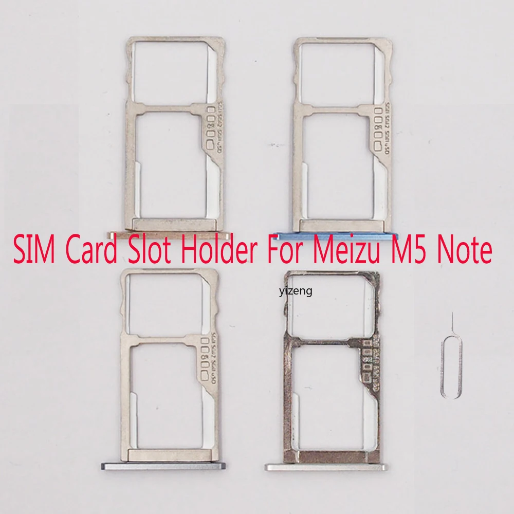 Держатель лотка для SIM карты Meizu M5 note запасные части держатель слота сим адаптеры