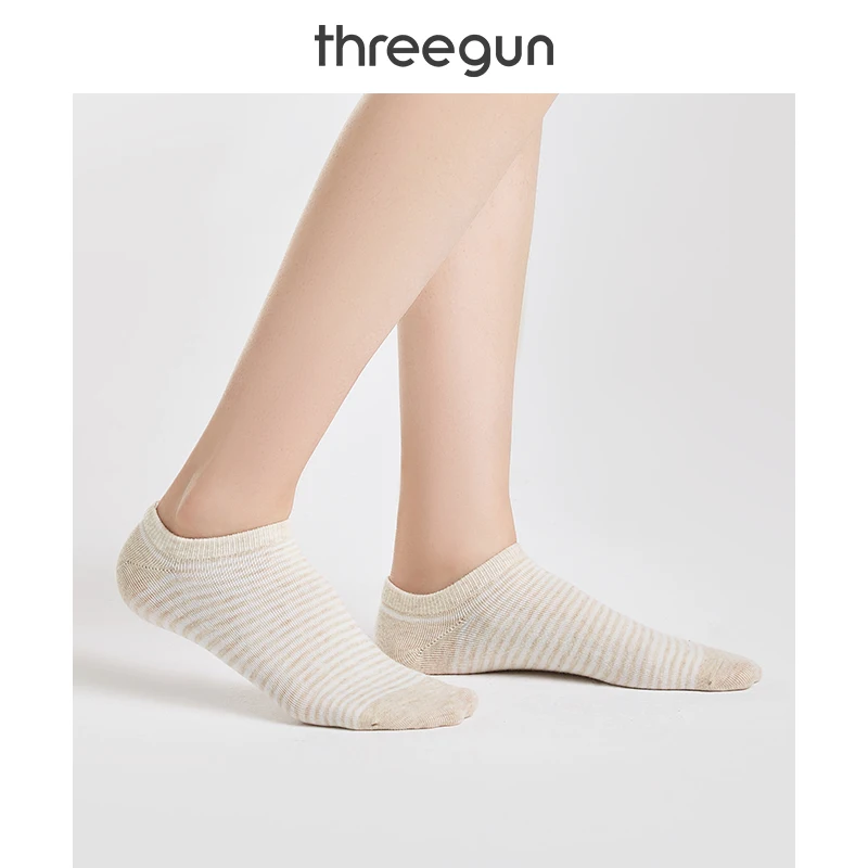 THREEGUN 3 пары детских хлопковых утепленных колготок на Для женщин носки невидимые