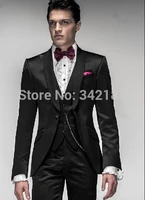 best free shippingnew custom design one button black groom tuxedos shawl lapel best man groomsman men wedding suitswedding men