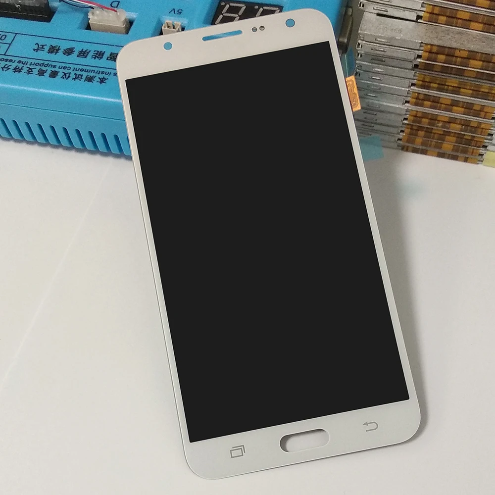 Супер оригинальный AMOLED LCD для SAMSUNG Galaxy J7 2015 дисплей J700 J700F J700M J700H сенсорный
