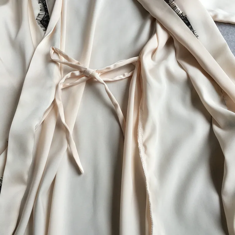 Новинка 2020 модные платья для женщин короткий атласный халат сексуальный