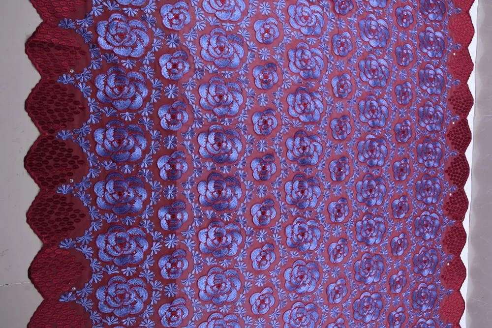New Pure White Swiss Voile Lace In Switzerland Embroiderey African Dry Lace Fabric High Quality Nigerian Lace For Everyone A1681