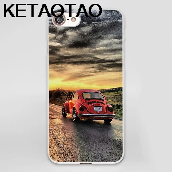 Хаки KETAOTAO летний volkswagen bus пляжный чехол для телефона s для iPhone 4S 5C 5S 6S 8 Plus XR XS Max чехол кристально чистый мягкий TPU чехол s - Цвет: Хаки