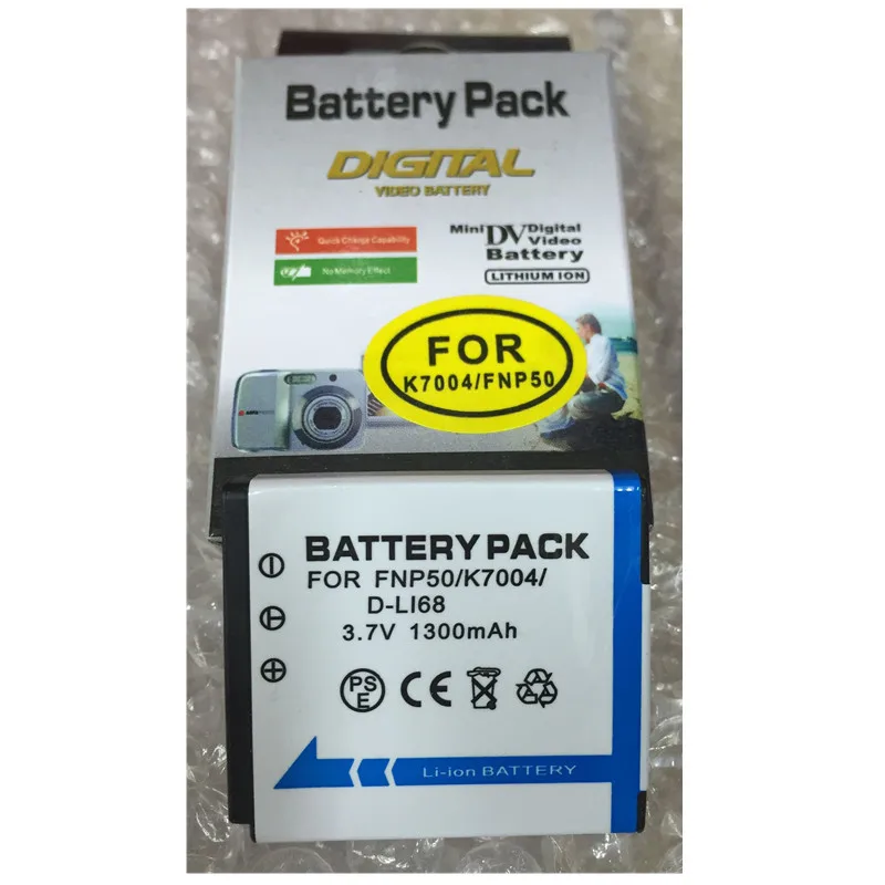 NP 50 FNP50 NP50 KLIC 7004 литиевые батареи D Li68 Цифровая камера Аккумулятор для Fujifilm X10 X20 XF1