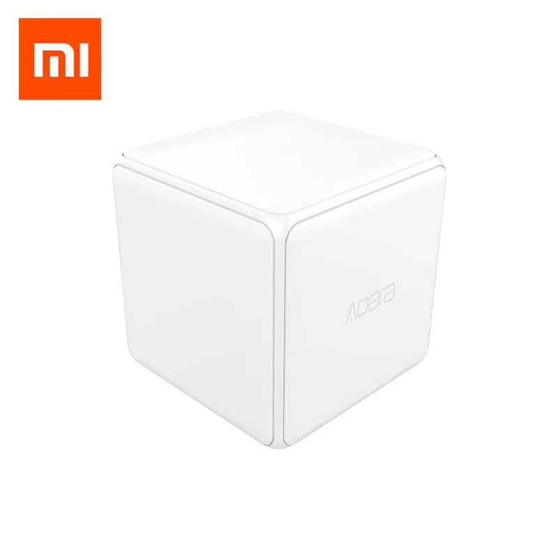 Xiaomi Mi куб контроллер Zigbee версия управляется шестью мерами с телефоном приложение для умного домашнего устройства ТВ умная розетка