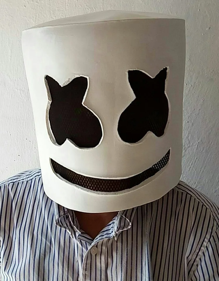 Новая маска шлем мarshmello Marshmello диджея лицо шляпу любителей музыки концерт