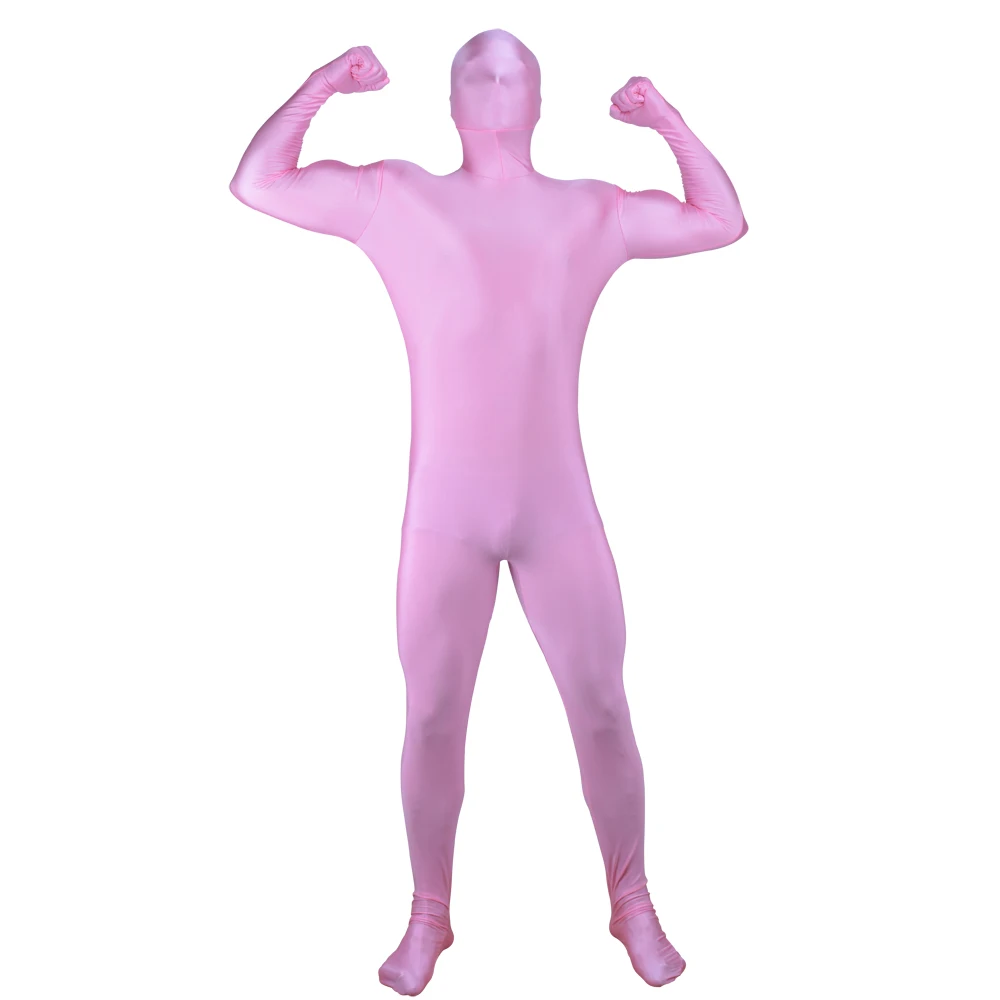 (SCM032) спандекс нейлон лайкра Фетиш Костюм зентай полное тело Унисекс Вторая Кожа