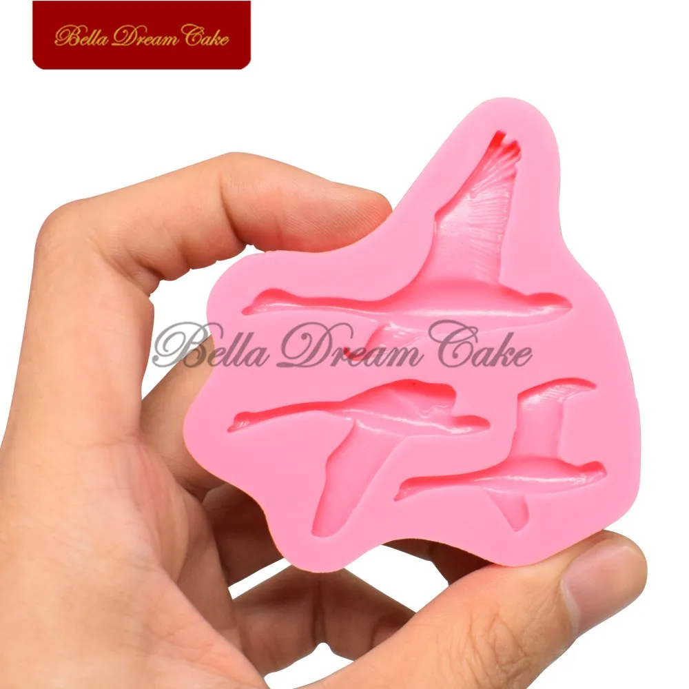 

Wild Goose Silicone Mold Animals Cake Border Moulds Fondant Sugarcraft Molds Cake Decorating Tools Chocolate Mould Bakeware