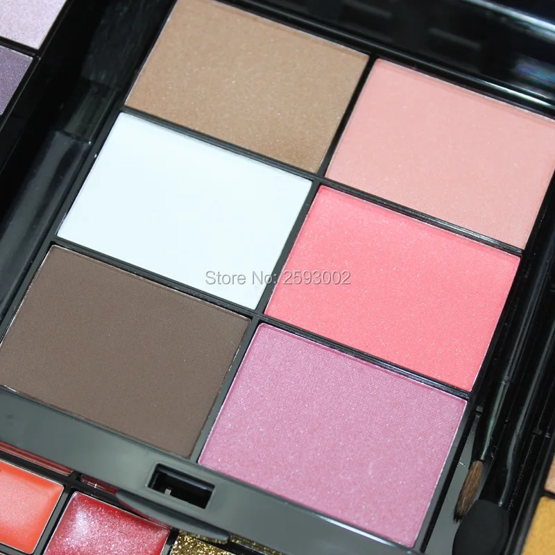 74 Colors Nature Eye shadow Pallete Setes 36 + 28 Lip Gloss +6 Blush +4 Concealer Make up Kit Cosmetics Easy to apply |