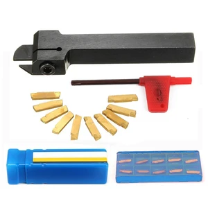 Держатель инструмента MGMN200-G, 10 шт., MGEHR1212-2 вставок + 1 шт., сверлильный стержень с гаечным ключом для токарных инструментов