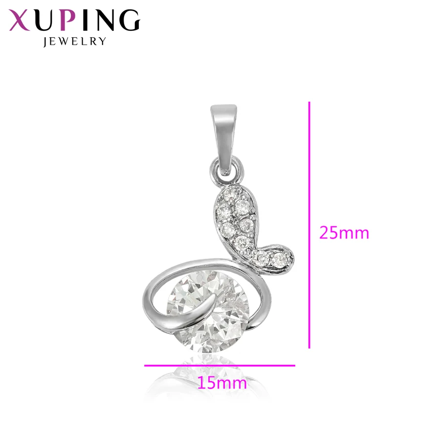 Xuping Temperament Simple Elegant Necklace Pandent Charm Style Women Thanksgiving Jewelry Gifts 33835 | Украшения и аксессуары