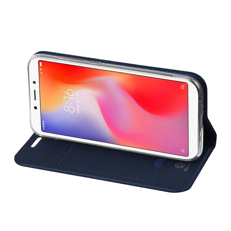 Чехол DZgogo для Xiaomi Redmi 6 роскошные чехлы из искусственной кожи Магнитный Флип слот