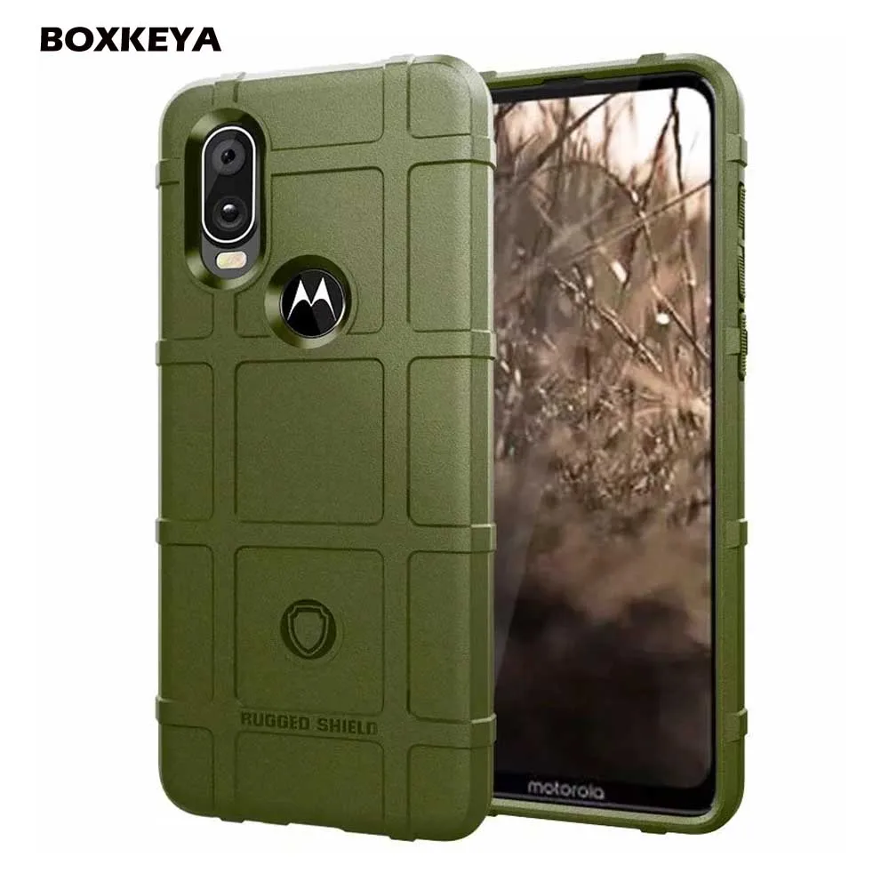 Для Motorola Moto E7 One P30 Play Note P40 прочный защитный чехол броня для G7 G6 Plus Z3 Force матовый