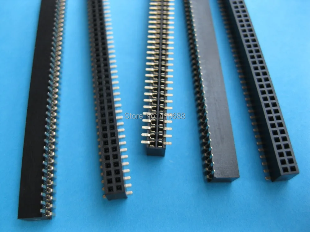 12 шт. Позолоченные SMT SMD 1 27 мм 2x40 80pin разрывный женский штыревой соединитель