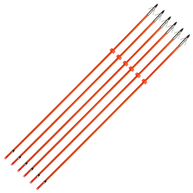 Новый Лук рыболовные стрелы 32 &quotО. Д. 8 мм рыболовная охотничья стрела оранжевая