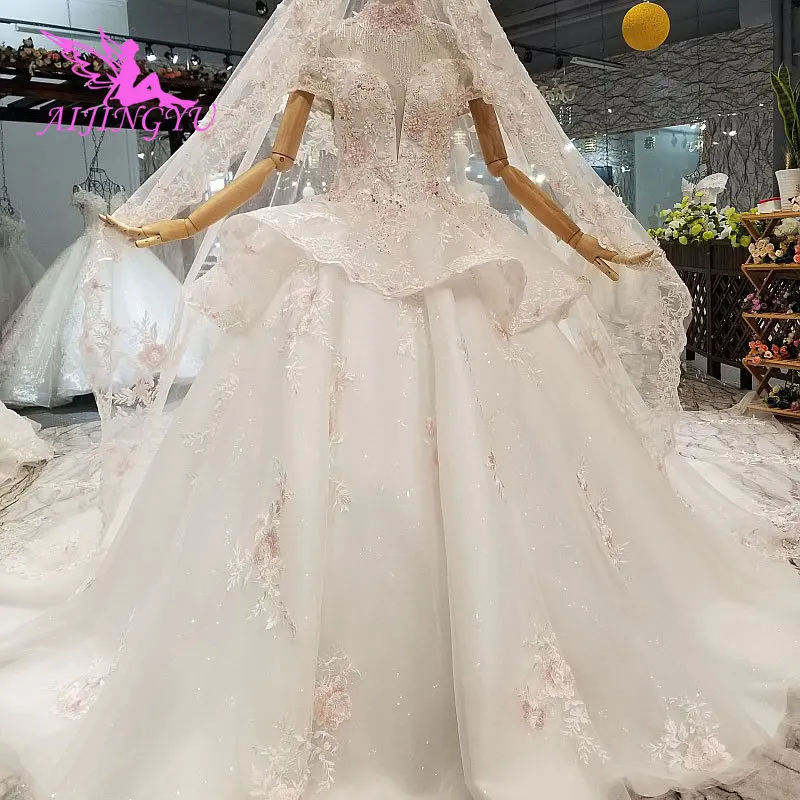 Фото AIJINGYU купить свадебные платья в Турции романтическое арабское сексуальное платье