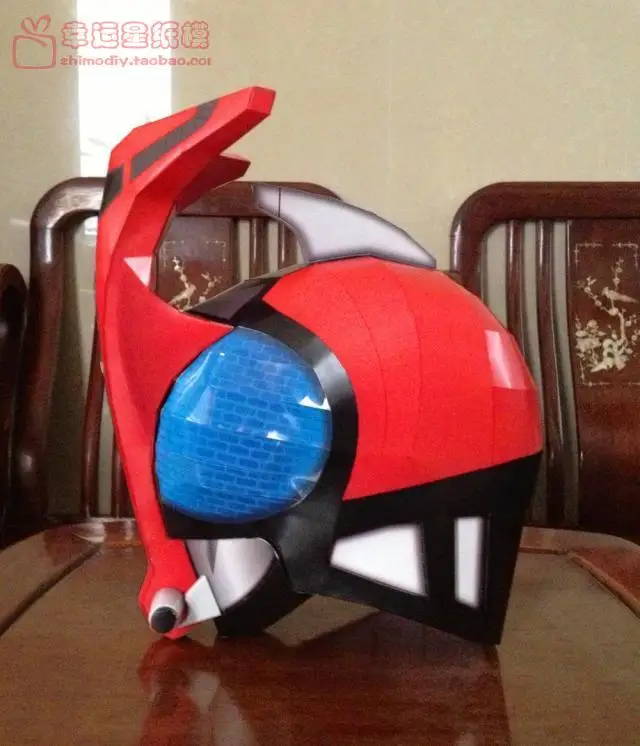1:1 ручной предел 3D бумажная модель сделай сам для носимых поддельных рыцаря Кабуто шлемы