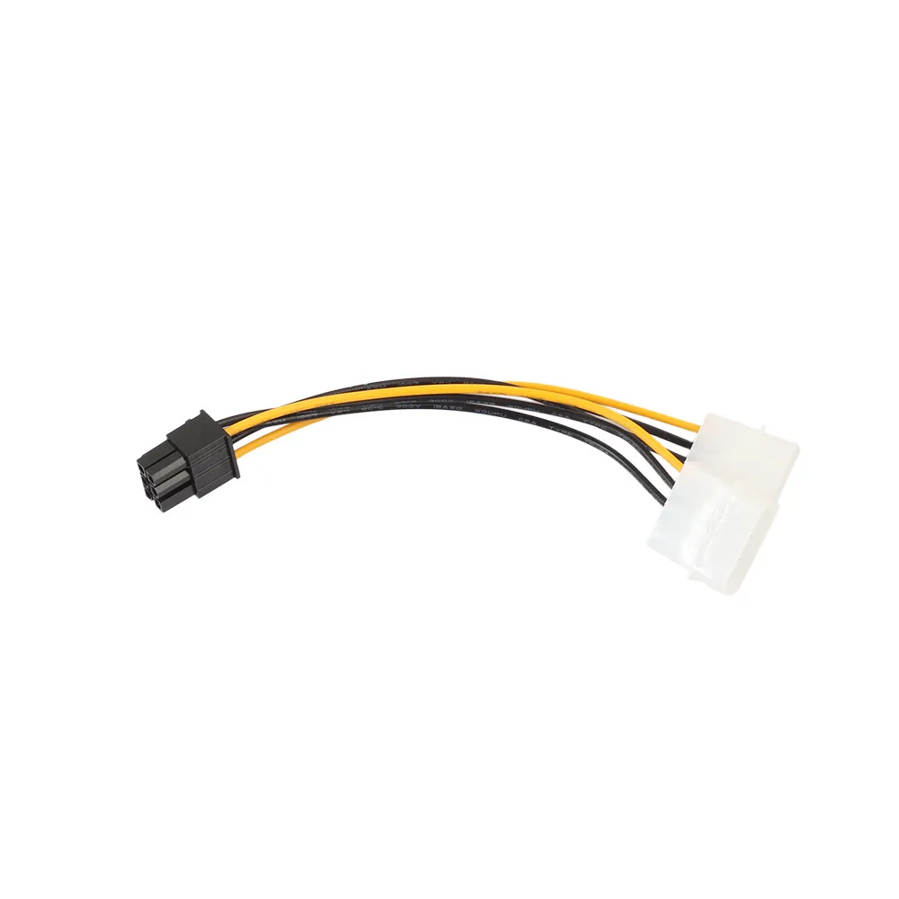 Двойной 4 контактный 6 Pin PCI E Express конвертер адаптер кабель питания usb sata riser card rj45