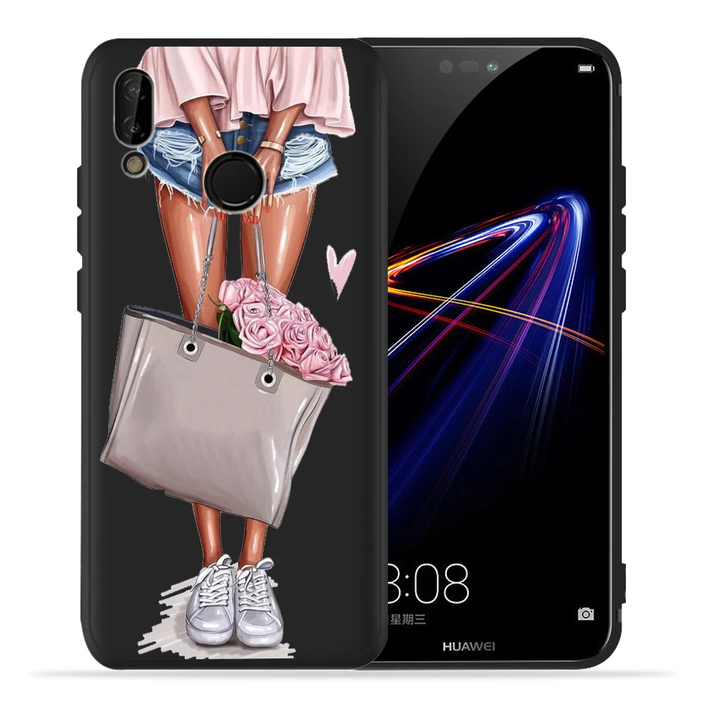 01 Модный Роскошный чехол для телефона с цветочным узором для huawei P20 Lite Pro P30 Lite Pro P8Lite P9Lite P Smart P10 Lite Etui - Цвет: 01