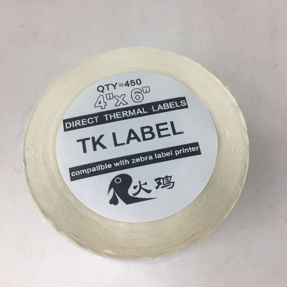 Direct thermal 450 labels per Roll, Perforated 4